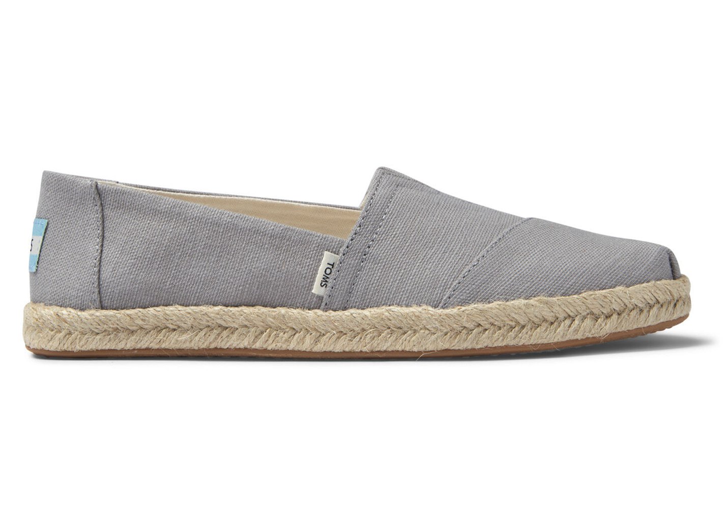 Toms Alpargata Rope Espadrille Grey - Womens - 16257-LECH